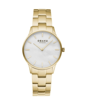 OBAKU Denmark Lyng Lille- Gold Zegarek Damski