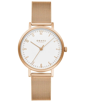 OBAKU Denmark Brink Lille Rose Gold Zegarek Damski