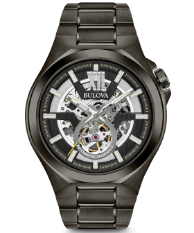 Bulova Classic Skeleton 98A179 Zegarek Męski