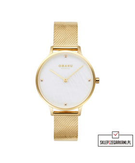OBAKU Denmark Figen Gold Zegarek Damski